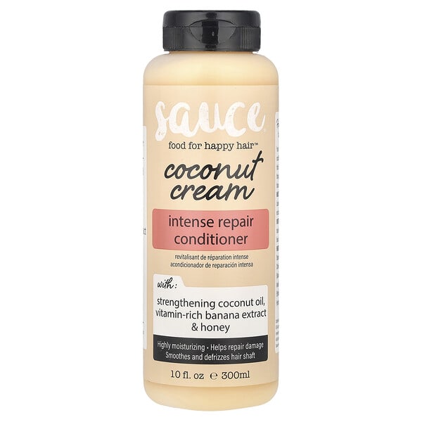 Sauce Beauty, Intense Repair Conditioner, Coconut Cream, 10 fl oz (300 ml) (Discontinued Item)