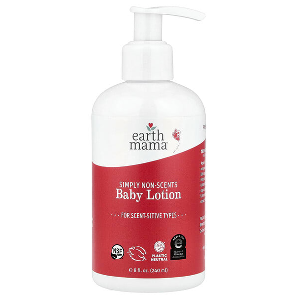 Earth Mama, Baby Lotion, Simply Non-Scents, 8 fl oz (240 ml)