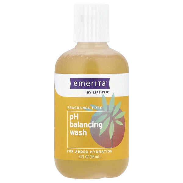 Emerita, pH Balancing Wash, Fragrance Free, 4 fl oz (118 ml)