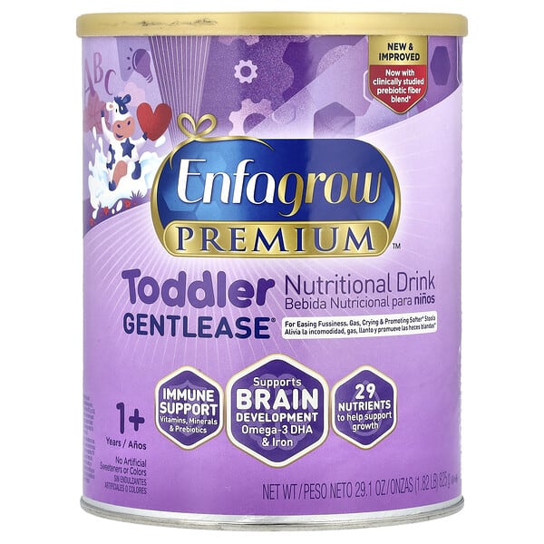 Enfamil, Enfagrow Premium™, Toddler Gentlease® Nutritional Drink, 1+ Years, 29.1 oz (825 g)