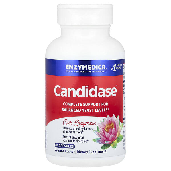 Enzymedica, Candidase, 84 капсул