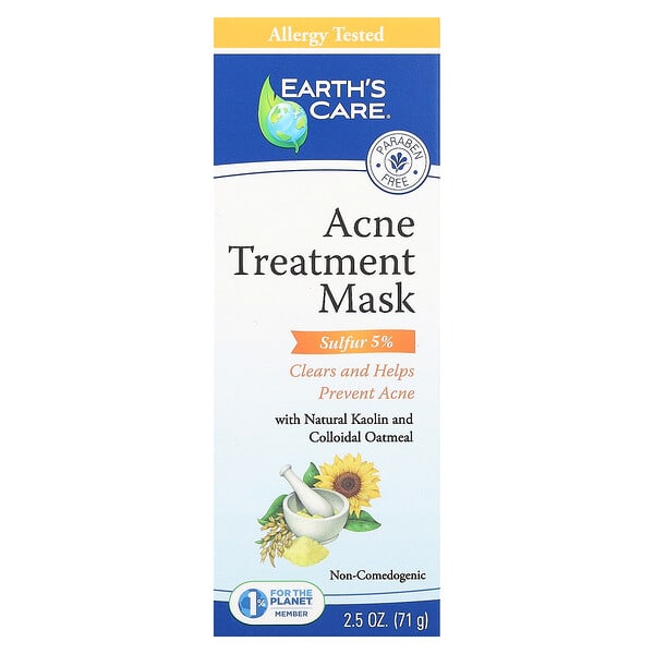 Earth's Care, Acne Treatment Beauty Mask, 2.5 oz (71 g) (Discontinued Item)