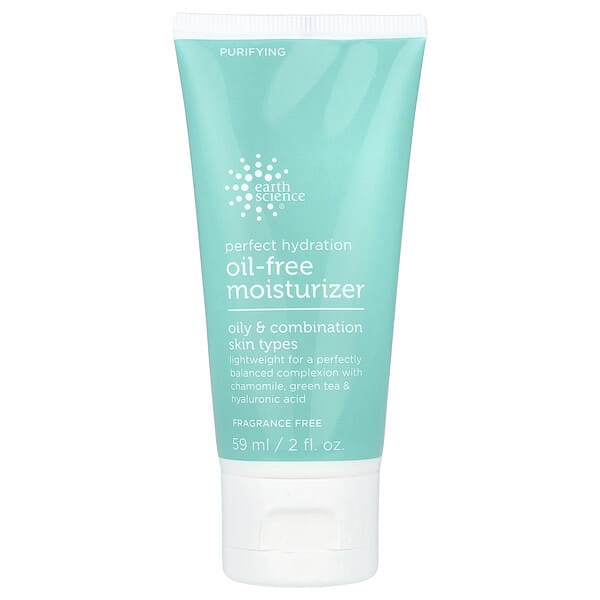 Earth Science, Perfect Hydration, Oil-Free Moisturizer, Fragrance Free, 2 fl oz (59 ml)