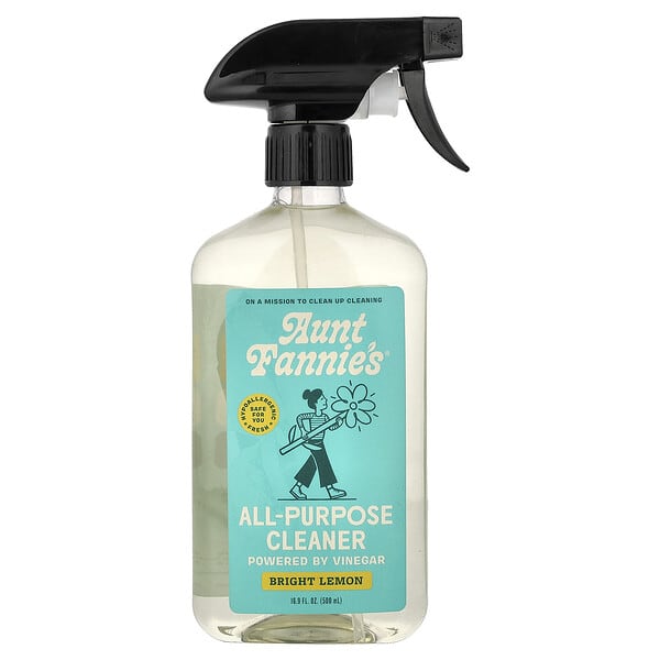 Aunt Fannie's, All-Purpose Cleaner, Bright Lemon, 16.9 fl oz (500 ml)