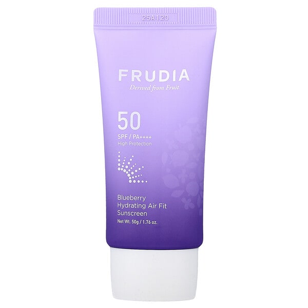 Frudia, Blueberry Hydrating Air Fit Sunscreen, SPF 50 PA++++, 1.76 oz (50 g)