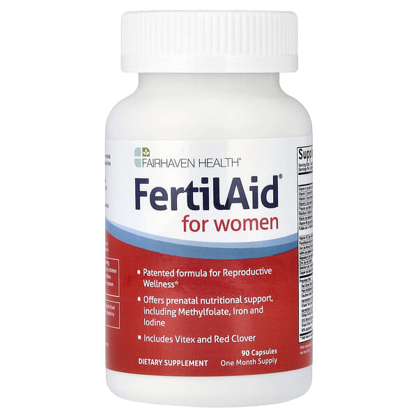 Fairhaven Health, FertilAid® for Women, 90 капсул