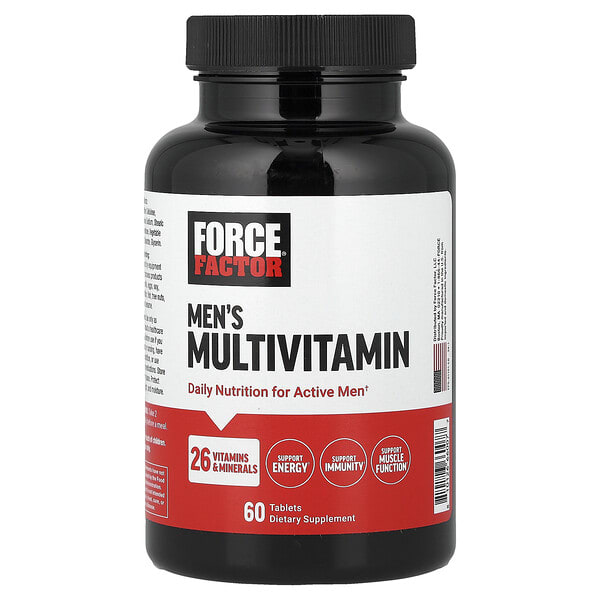 Force Factor, Эрэгтэйчүүдийн’s Мультивитамин, 60 шахмал