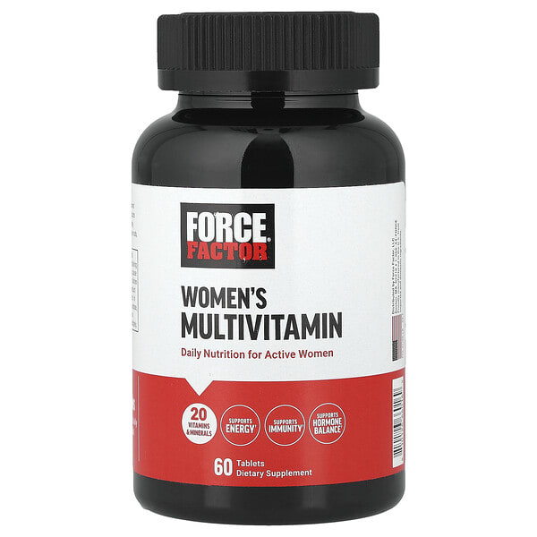 Force Factor, Эмэгтэйчүүдийн Мультивитамин, 60 шахмал