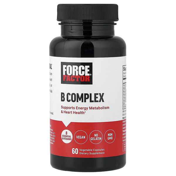 Force Factor, B цогц, 60 ширхэг капсул