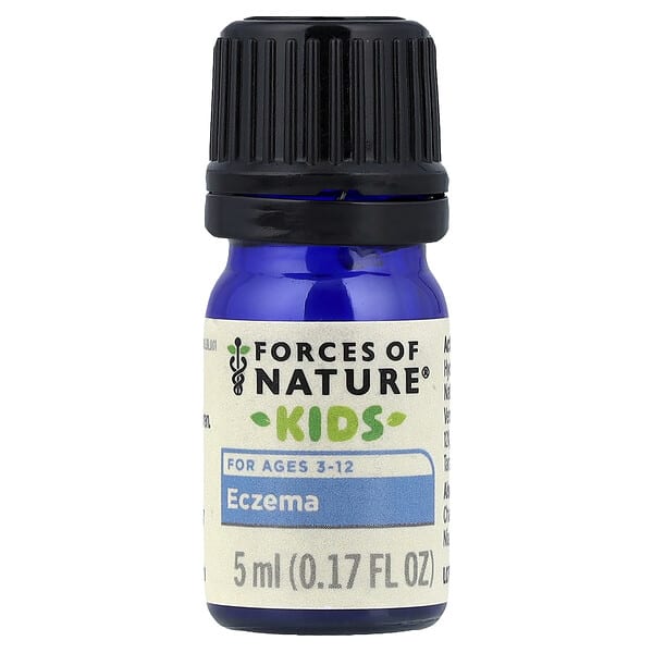 Forces of Nature, Хүүхдийн, Eczema, For Ages 3-12, 0.17 fl oz (5 ml)