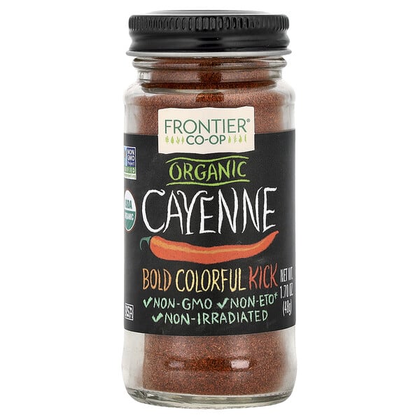 Frontier Co-op, органик Cayenne, 1.70 oz (48 g) (Discontinued Item)