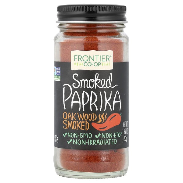 Frontier Co-op, Smoked Paprika, Oak Wood Smoked, 1.87 oz (53 g)