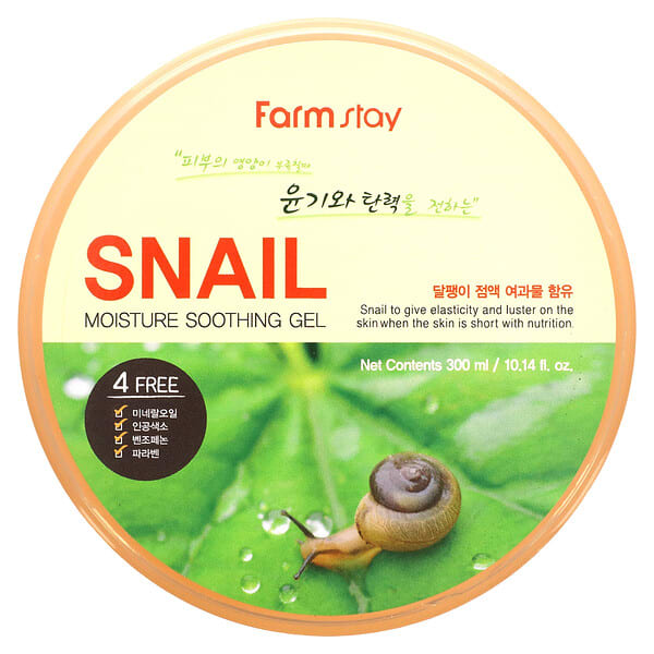 Farmstay, Snail Moisture Soothing Gel, 10.14 fl oz (300 ml) (Discontinued Item)