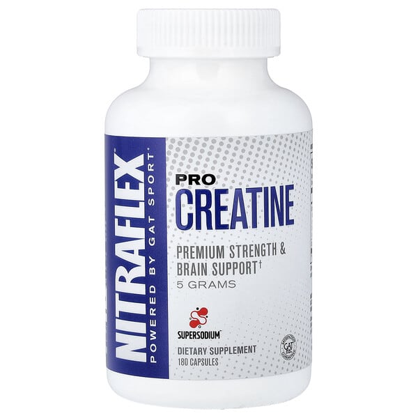 GAT, Nitraflex®, Pro Creatine, 180 капсул