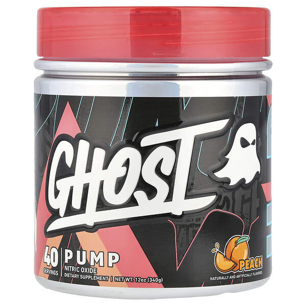Ghost, Pump, Peach, 12 oz (340 g)