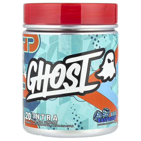 Ghost, Intra, Blue бөөрөлзгөнө, 15.5 oz (440 g)
