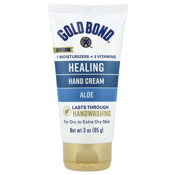 Gold Bond, Healing Hand Cream, Aloe, For Dry To Extra Dry Skin, 3 oz (85 g)