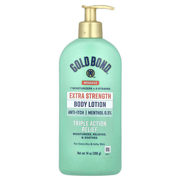 Gold Bond, Medicated Body Lotion, Triple Action Relief, 14 oz (396 g) (Discontinued Item)