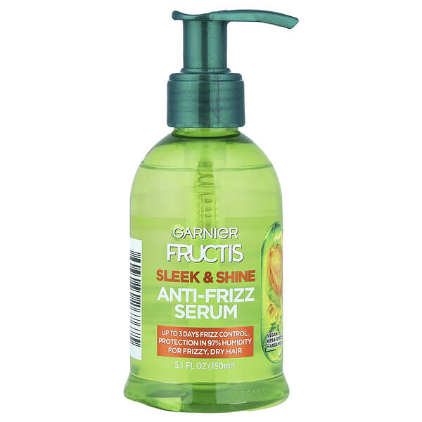 Garnier, Fructis, Sleek & Shine, Anti-Frizz Serum, 5.1 fl oz (150 ml)