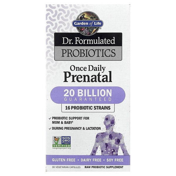 Garden of Life, Dr. Formulated Пробиотик, Once Daily Жирэмсний, 30 ширхэг капсул