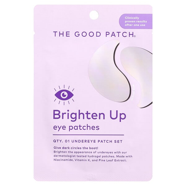 The Good Patch, Brighten Up Eye Patches, 1 Pair (Discontinued Item)