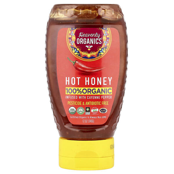 Heavenly Organics, 100% Organic Hot Honey, 12 oz (340 g)