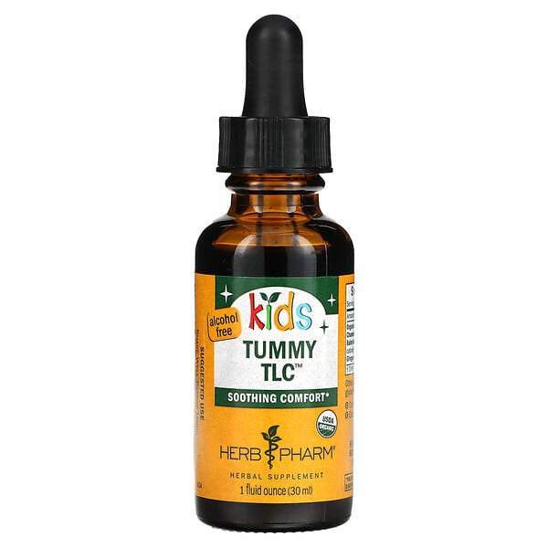 Herb Pharm, Kids Tummy TLC, спиртгүй, 1 fl oz (30 ml)