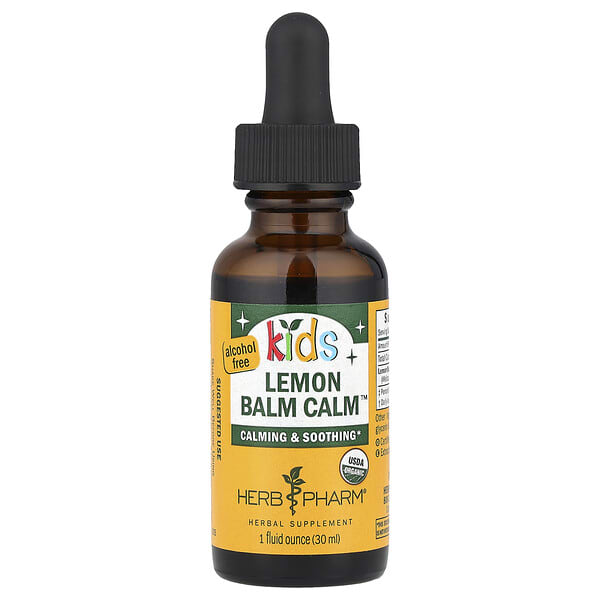 Herb Pharm, Kids Lemon Balm Calm™, спиртгүй, 1 fl oz (30 ml) (213 mg per Serving)