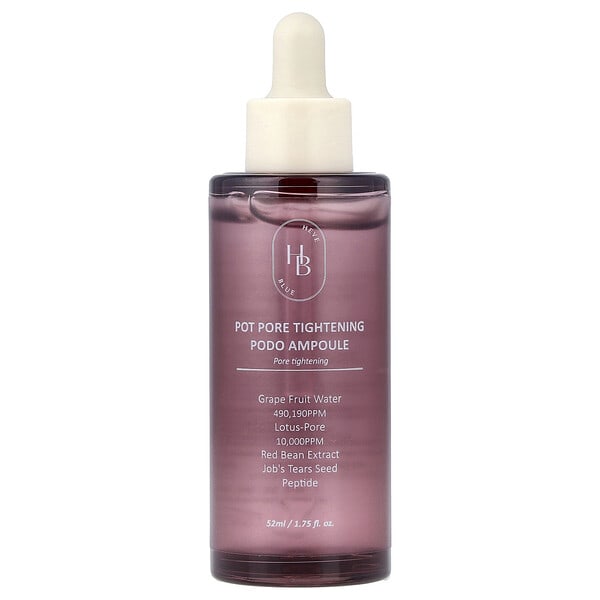 HeveBlue, Pot Pore Tightening PODO Ampoule, 1.75 fl oz (52 ml)