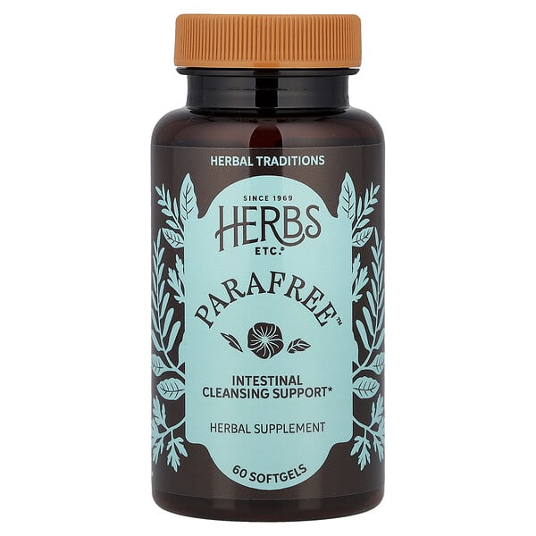 Herbs Etc., ParaFree™, 60 зөөлөн капсул