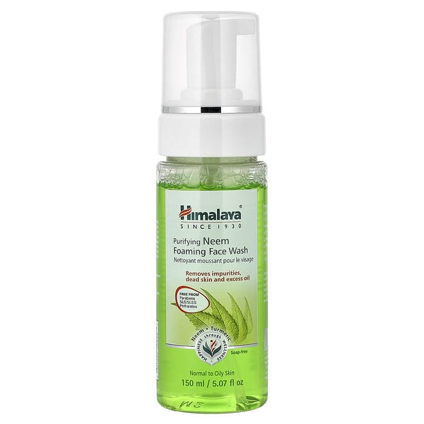 Himalaya, Purifying Neem Foaming Face Wash, Normal to Oily Skin, 5.07 fl oz (150 ml) (Discontinued Item)