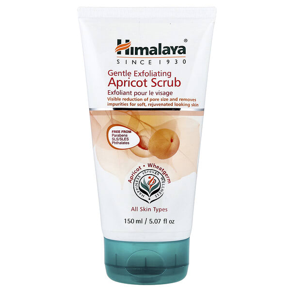 Himalaya, Gentle Exfoliating Apricot Scrub, All Skin Types, 5.07 fl oz (150 ml) (Discontinued Item)