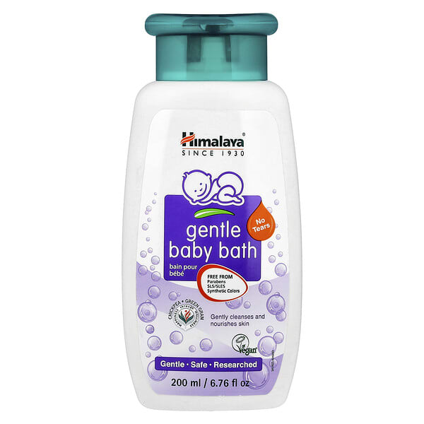 Himalaya, Gentle Baby Bath, Chickpea & Green Gram, 6.76 fl oz (200 ml) (Discontinued Item)