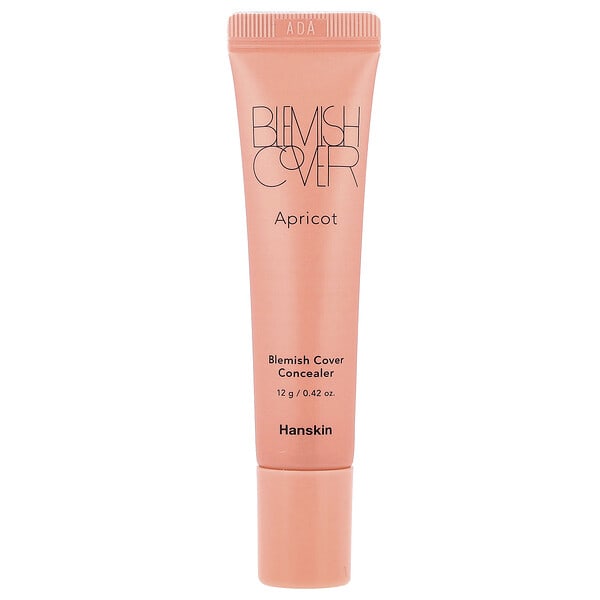 Hanskin, Blemish Cover Concealer, Apricot, 0.42 oz (12 g)