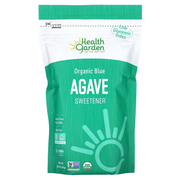 Health Garden, Organic Blue Agave Sweetener, 12 oz (341 g) (Discontinued Item)