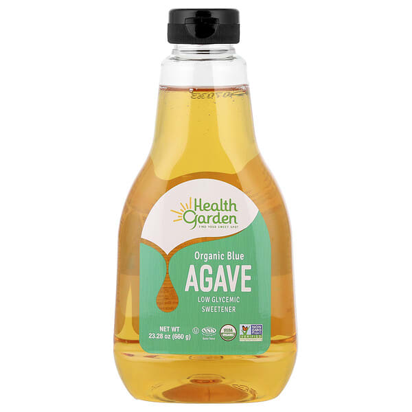 Health Garden, Organic Blue Agave, Low Glycemic Sweetener, 23.28 oz (660 g)