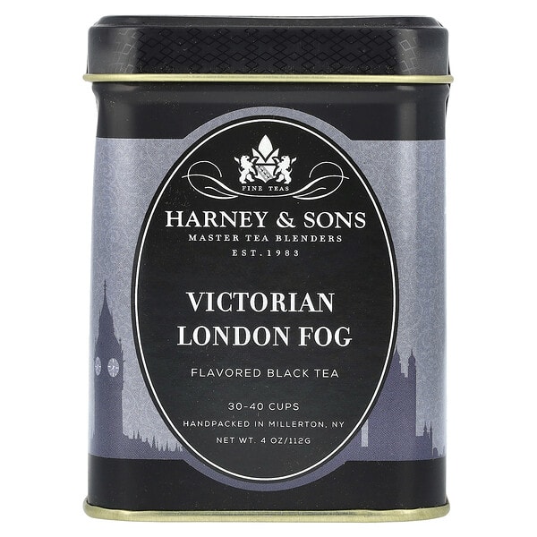 Harney & Sons, Black Tea, Victorian London Fog, 4 oz (112 g)