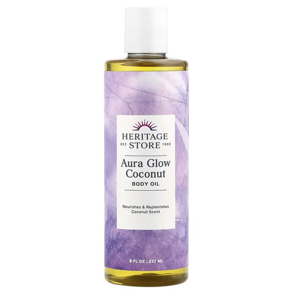 Heritage Store, Aura Glow Coconut, Body Oil, 8 fl oz (237 ml)