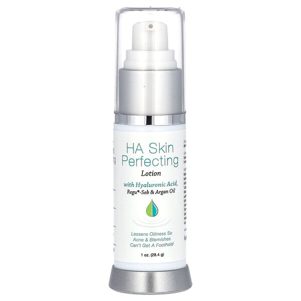 Hyalogic, HA Skin Perfecting Lotion With Hyaluronic Acid, Fragrance Free, 1 oz (28.4 g)
