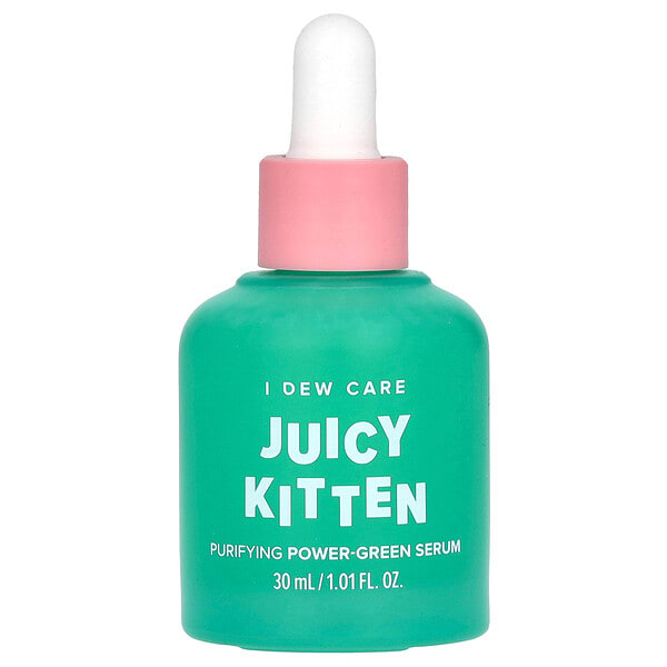 I Dew Care, Juicy Kitten, Purifying Power-Green Serum, 1.01 fl oz (30 ml) (Discontinued Item)