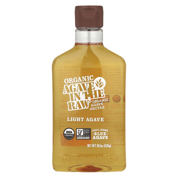 In the Raw, Organic Agave In The Raw®, Light Agave, 18.5 oz (525 g)
