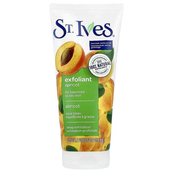 St. Ives, Exfoliant, For Balanced To Oily Skin, Apricot, 6 oz (170 g)