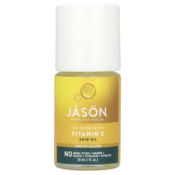 Jason Natural, Vitamin E Skin Oil, 32, 000 IU, 1 fl oz (30 ml)