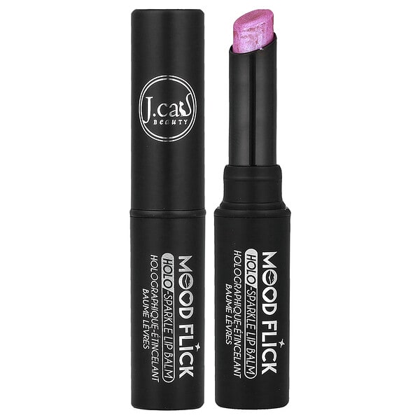 J.Cat Beauty, Mood Flick, Holo-Sparkle Lip Balm, MLB101 Switch Off, 0.07 oz (2 g)