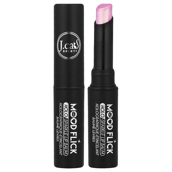 J.Cat Beauty, Mood Flick, Holo-Sparkle Lip Balm, MLB106 New Perspective, 0.07 oz (2 g) (Discontinued Item)