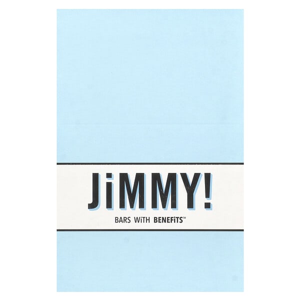 JiMMY!, Bars With Benefits™, Protein Bar, Mint Cookies 'N Cream, 12 Bars, 2.05 oz (58 g) Each