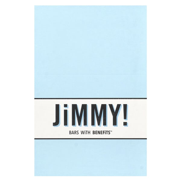 JiMMY!, Bars With Benefits™, Protein Bar, Sea Salt Caramel Cookies 'N Cream, 12 Bars, 2.05 oz (58 g) Each