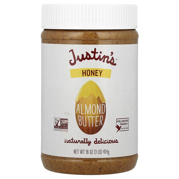 Justin's Nut Butter, Honey Almond Butter, 16 oz (454 g)