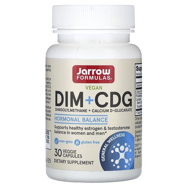 Jarrow Formulas, DIM + CDG, 30 ширхэг капсул