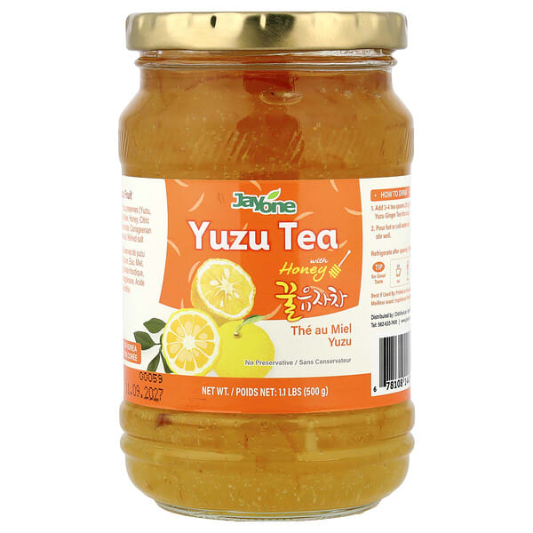 Jayone, Yuzu Tea with Honey, 1.1 lbs (500 g) (Discontinued Item)